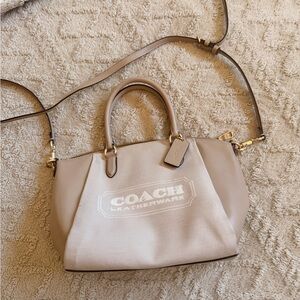 Coach Taupe Leatherware Shoulder Bag